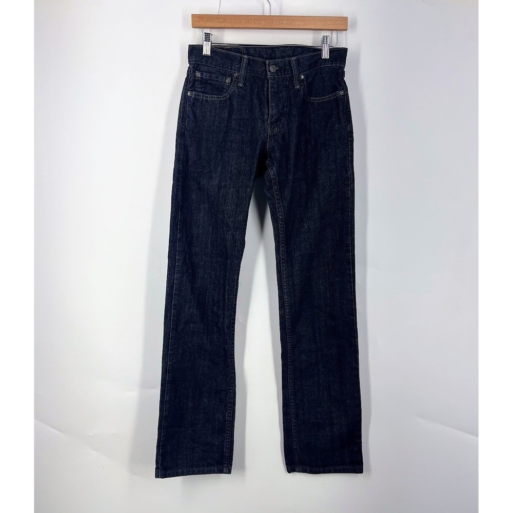 Levis 514 Straight Fit Jeans Mens 28x32 Dark Wash Indigo Denim Cotton Pants